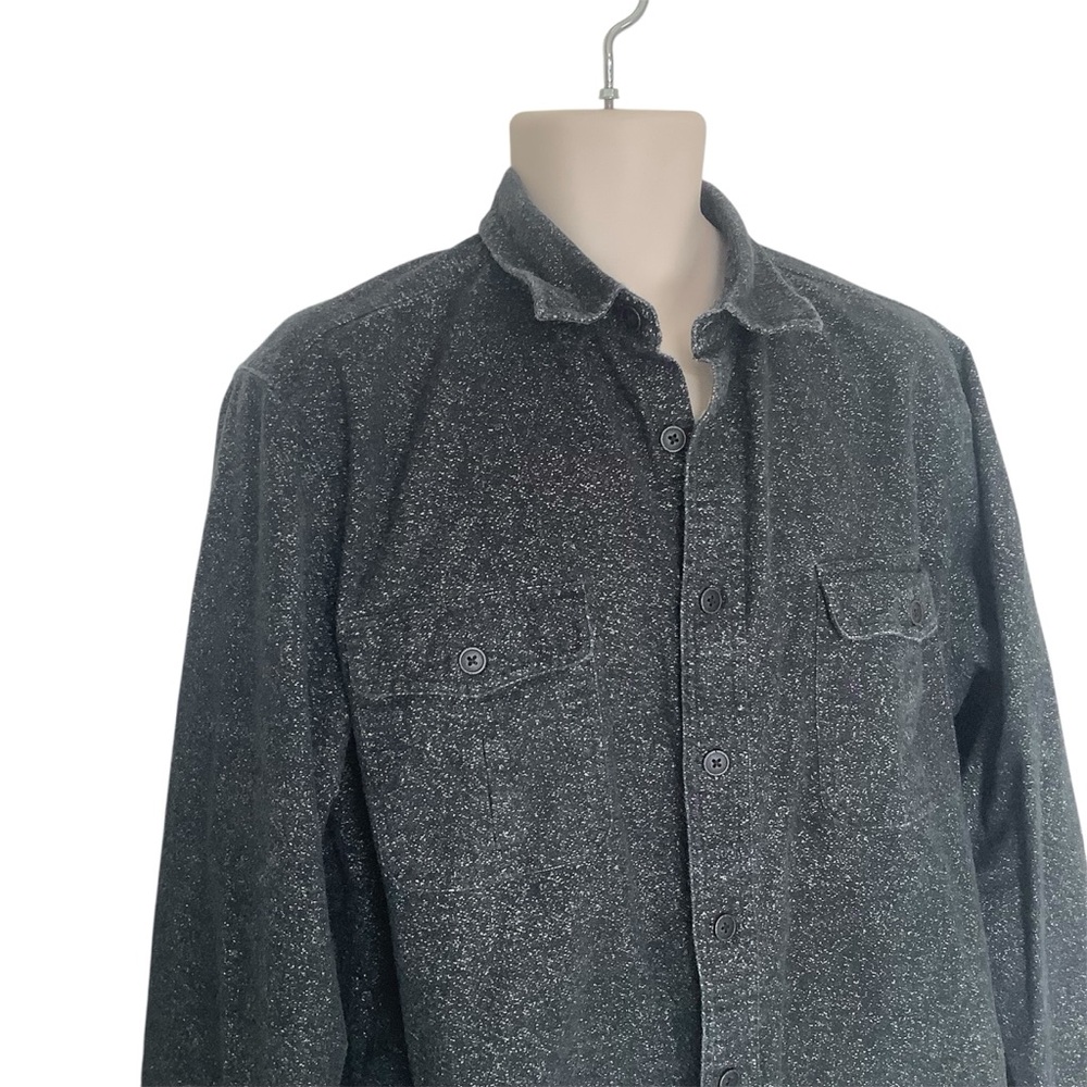 Freedom Foundry Shirt Mens Large Black Pockets Long Sleeve 100% Cotton - Picture 2 of 8